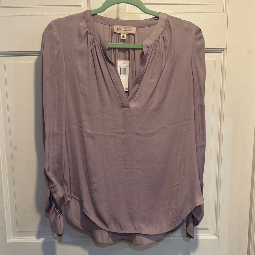Philosophy Women's Lavender Blouse